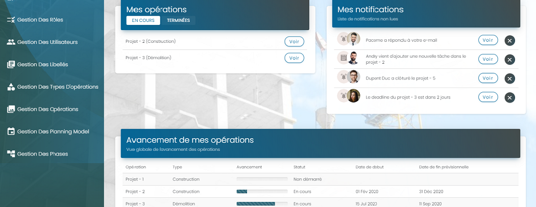 Ma page d'accueil